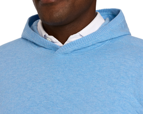 The Wallace Hoodie Sweater: Heathered Vista Blue