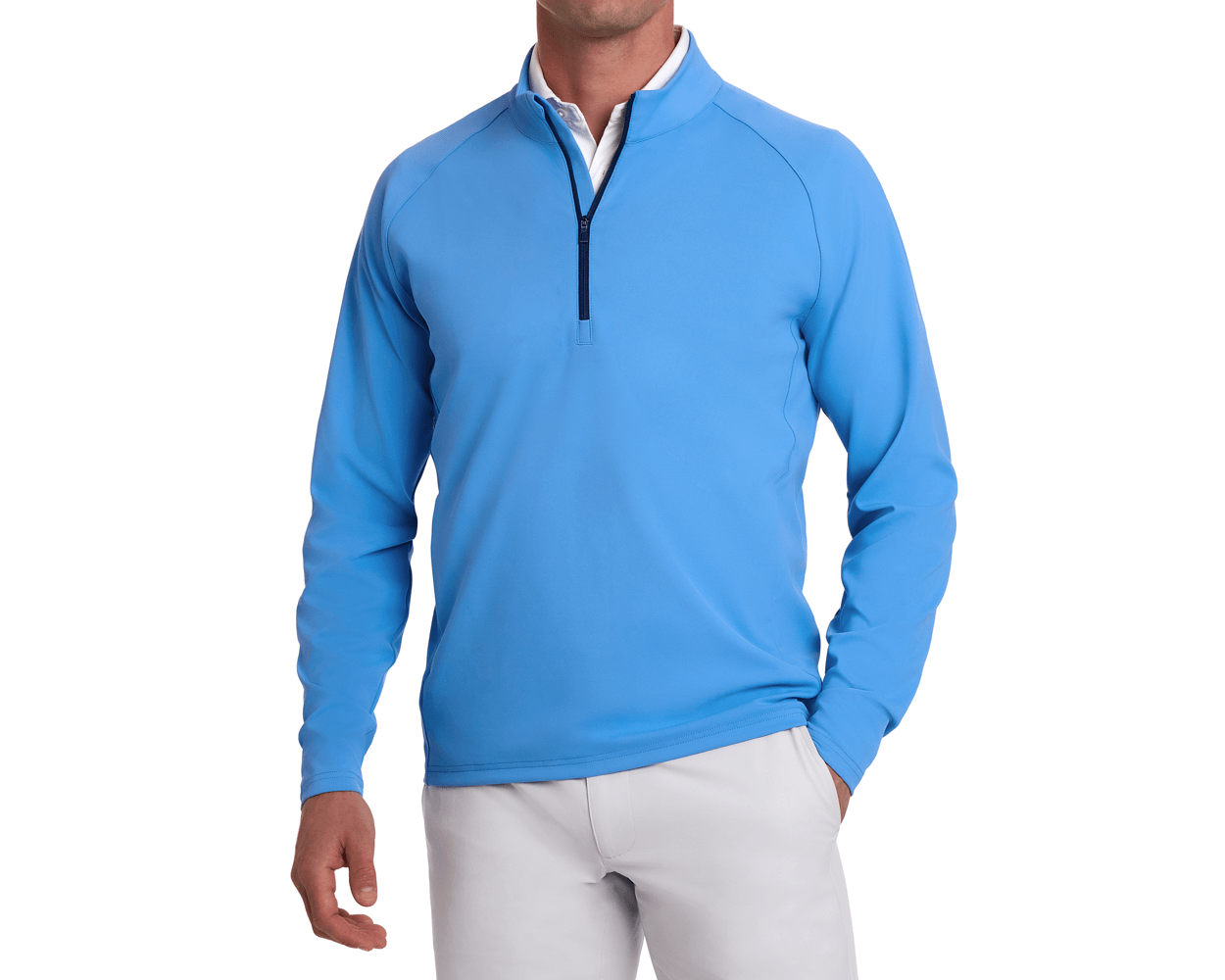 The Rodgers Quarter-Zip: Horizon Blue Horizon Blue / S The Rodgers Quarter-Zip: Horizon Blue Horizon Blue / S