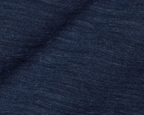 The Coyne Quarter-Zip: Heathered Navy