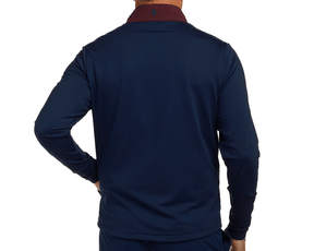 The Brodie Jacket: Navy & Dark Claret