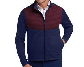 The Brodie Jacket: Navy & Dark Claret