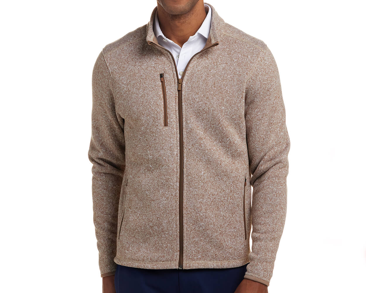 The Ashby Jacket: Heathered Fescue