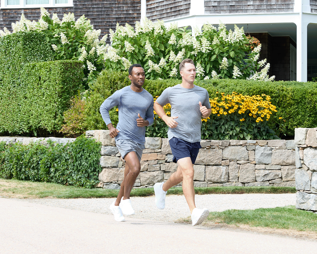 The Carr T-Shirt: Heathered Navy