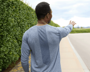 The Carr T-Shirt: Heathered Navy