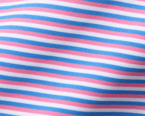 The Fleming Shirt: Horizon Blue/Belmont/White