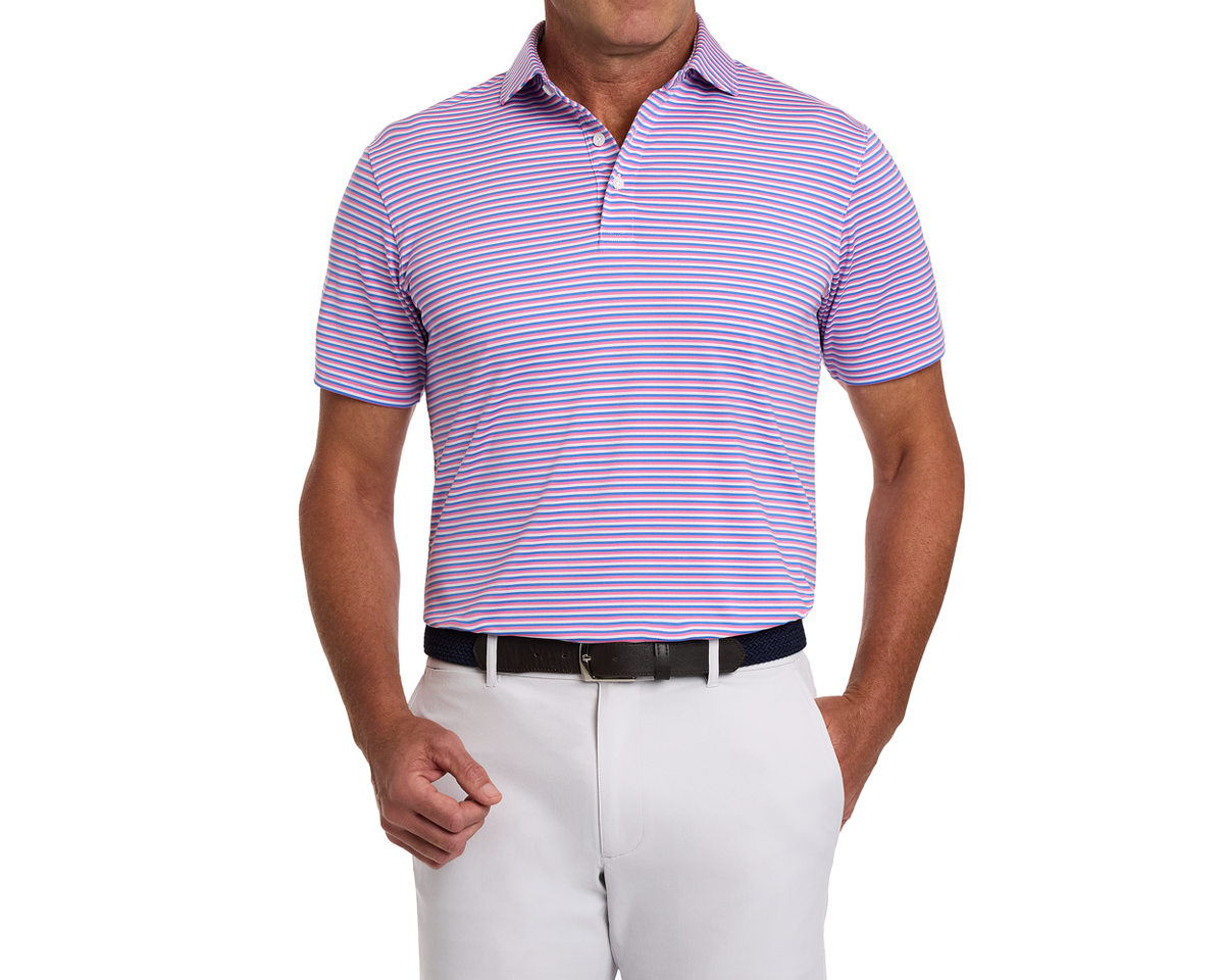 The Fleming Shirt: Horizon Blue/Belmont/White