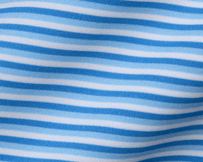 The Fleming Shirt: Horizon Blue/Vista Blue/White