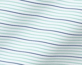 The Stanley Shirt: White/Cascade Green/Pacific Blue