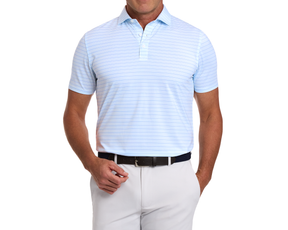 The Stanley Shirt: White/Vista Blue/Horizon Blue