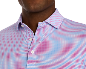 The Norman Shirt: Cabernet & Horizon Blue