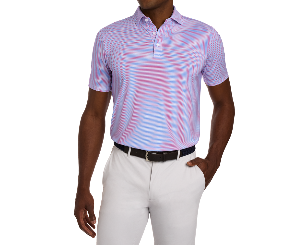 The Norman Shirt: Cabernet & Horizon Blue