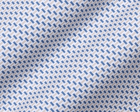 The Norman Shirt: Dune & Pacific Blue