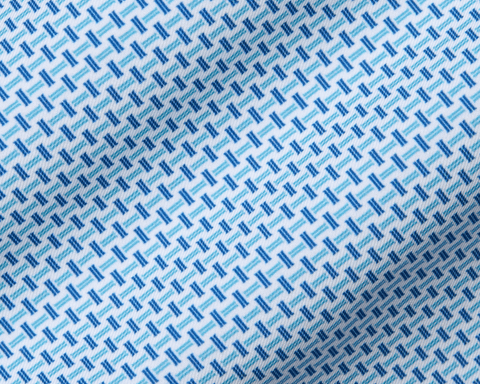 The Norman Shirt: Harbor & Maidstone Blue