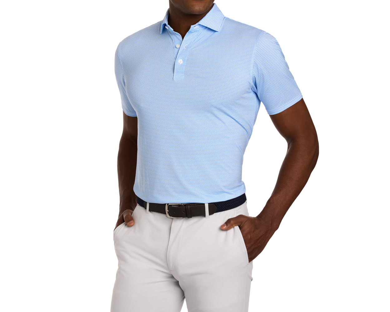 The Norman Shirt: Vista Blue & Horizon Blue