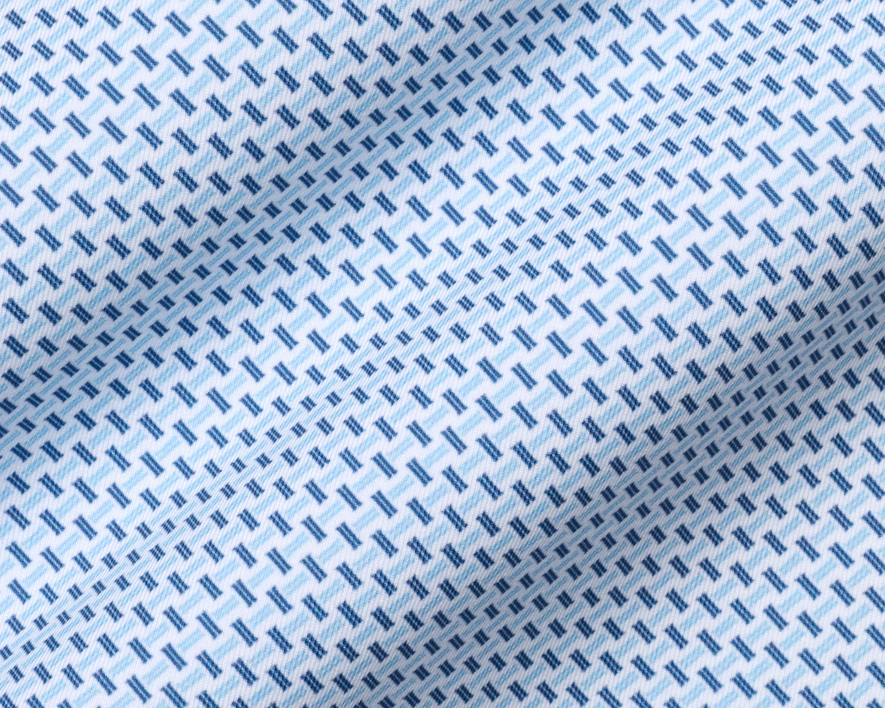 The Norman Shirt: Vista Blue & Pacific Blue