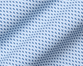 The Norman Shirt: Vista Blue & Pacific Blue