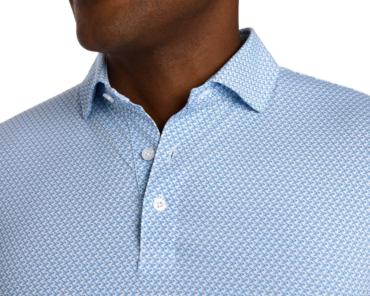 The Justice Shirt: Harbor & Maidstone Blue