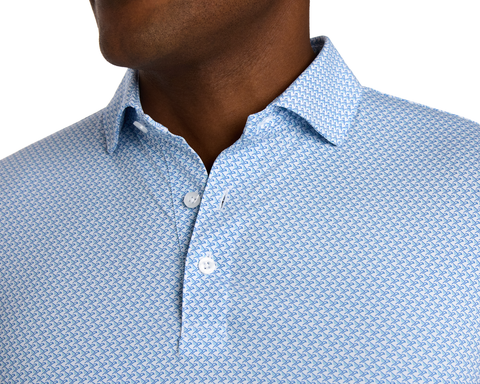 The Justice Shirt: Harbor & Maidstone Blue