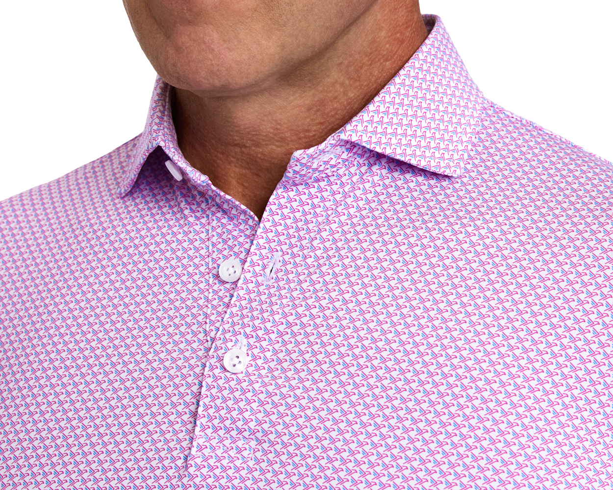 The Justice Shirt: Horizon Blue & Cabernet