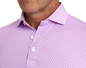 The Justice Shirt: Horizon Blue & Cabernet