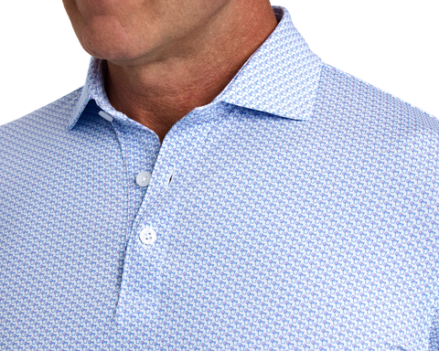 The Fulton Shirt: Belmont & Horizon Blue
