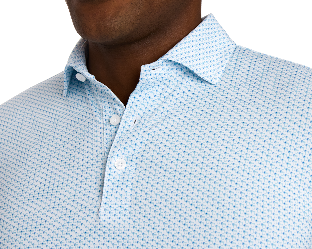 The Fulton Shirt: Harbor & Maidstone Blue