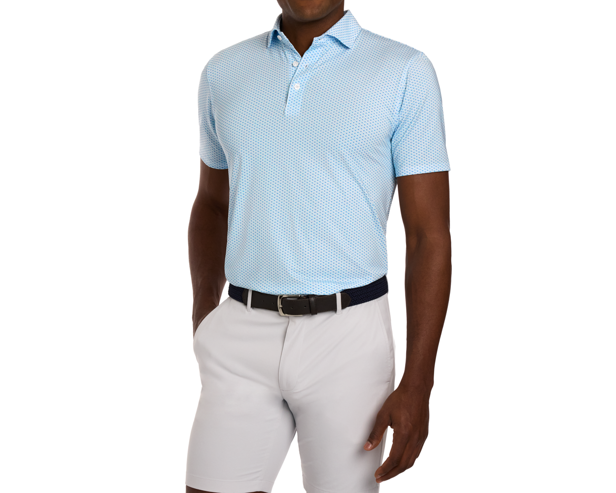 The Fulton Shirt: Harbor & Maidstone Blue