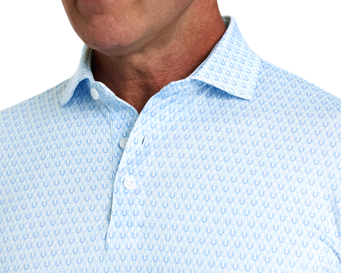 The Rivers Shirt: Vista Blue & Horizon Blue