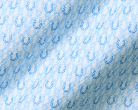 The Rivers Shirt: Vista Blue & Horizon Blue