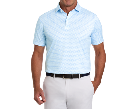 The Rivers Shirt: Vista Blue & Horizon Blue