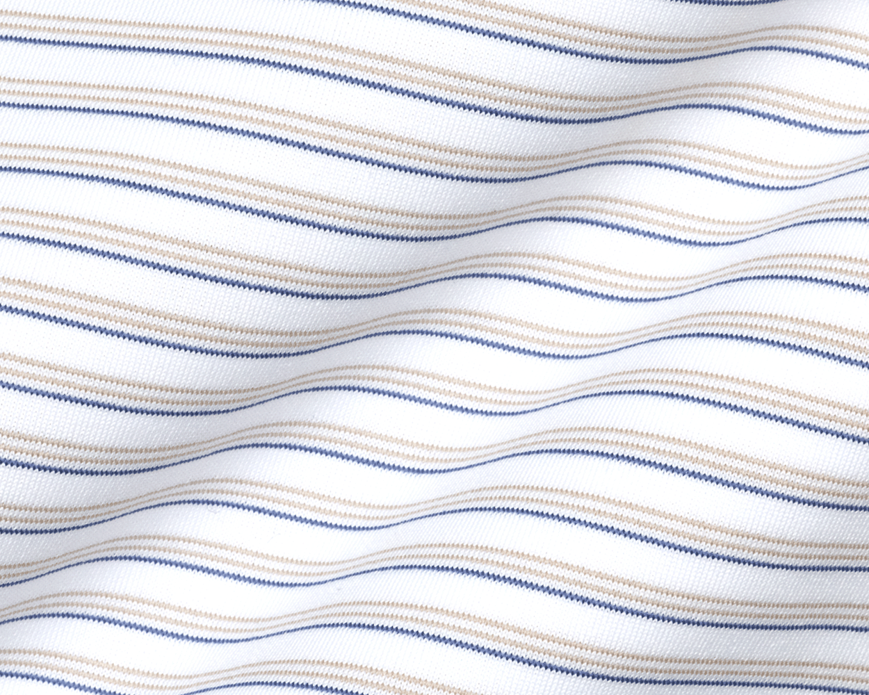 The Latham Shirt: Dune & Pacific Blue