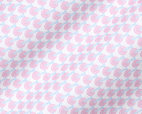 The Meade Shirt: Faded Mauve & Vista Blue