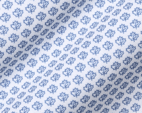 The Lafayette Shirt: White & Pacific Blue
