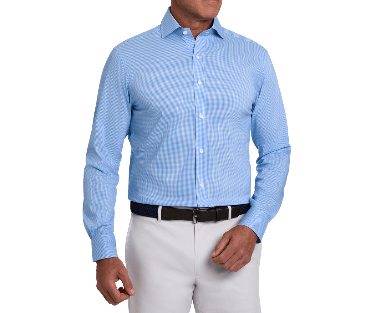 Men's Blue Button Up Dress Shirt | Holderness & Bourne