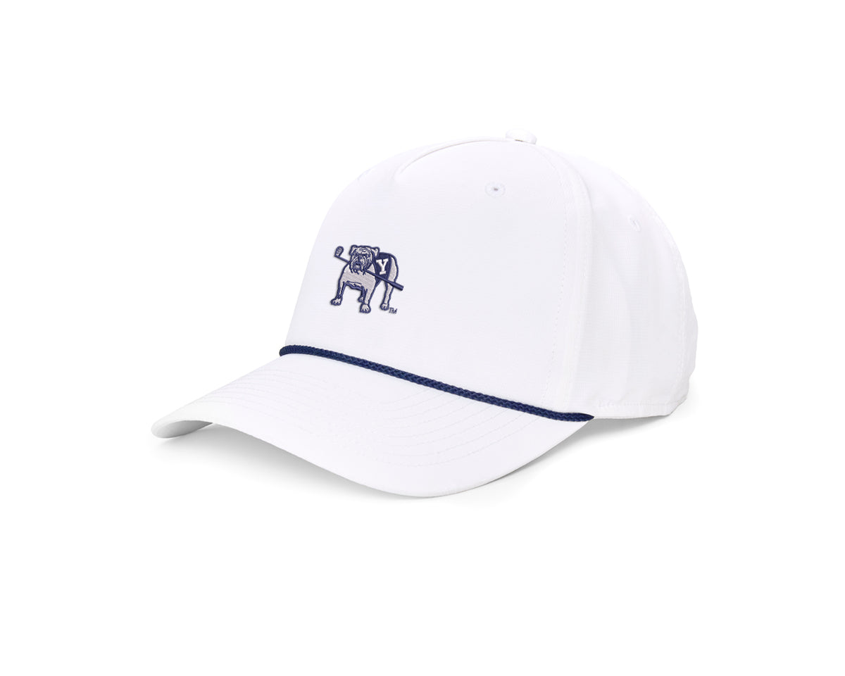 Yale Golf Course Performance Rope Hat: White