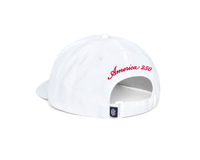 America 250 Lightweight Performance Hat: White