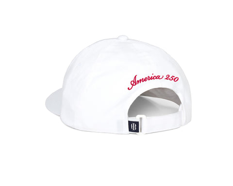 America 250 Lightweight Cotton Hat: White