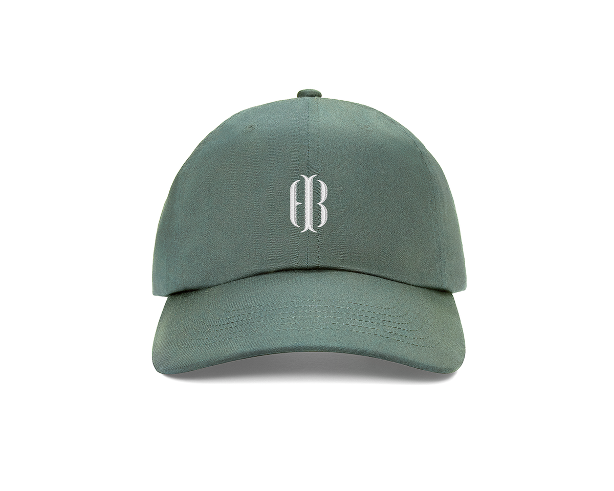 The Lightweight Cotton Hat: California Spruce with White HB Icon