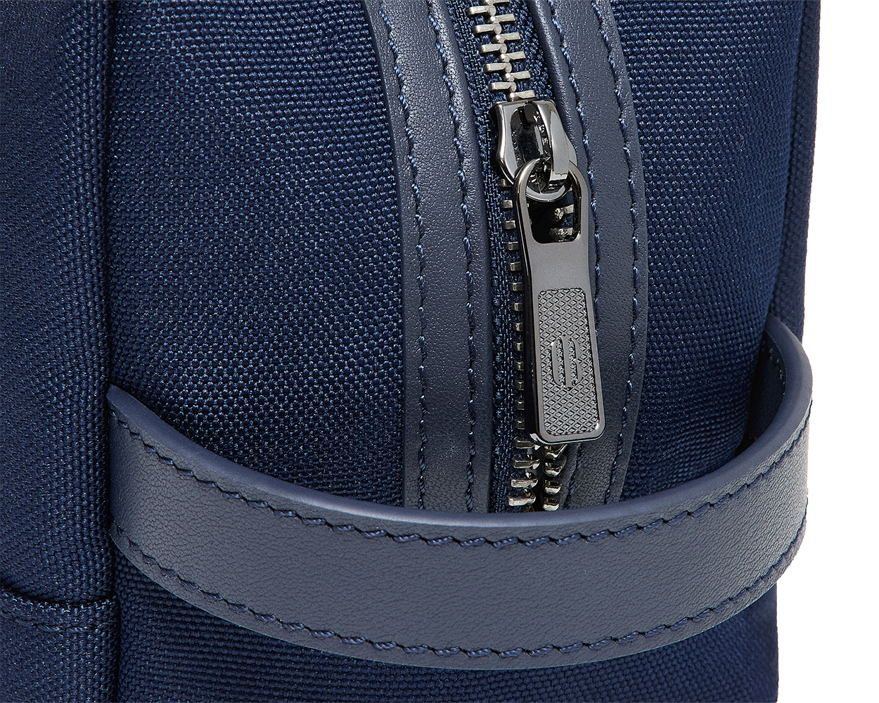 The Littler Dopp Kit: Navy Ballistic - Slate Blue Embroidery