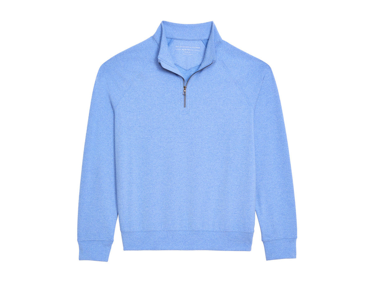 The Westland Boys Pullover: Heathered Marlin Blue