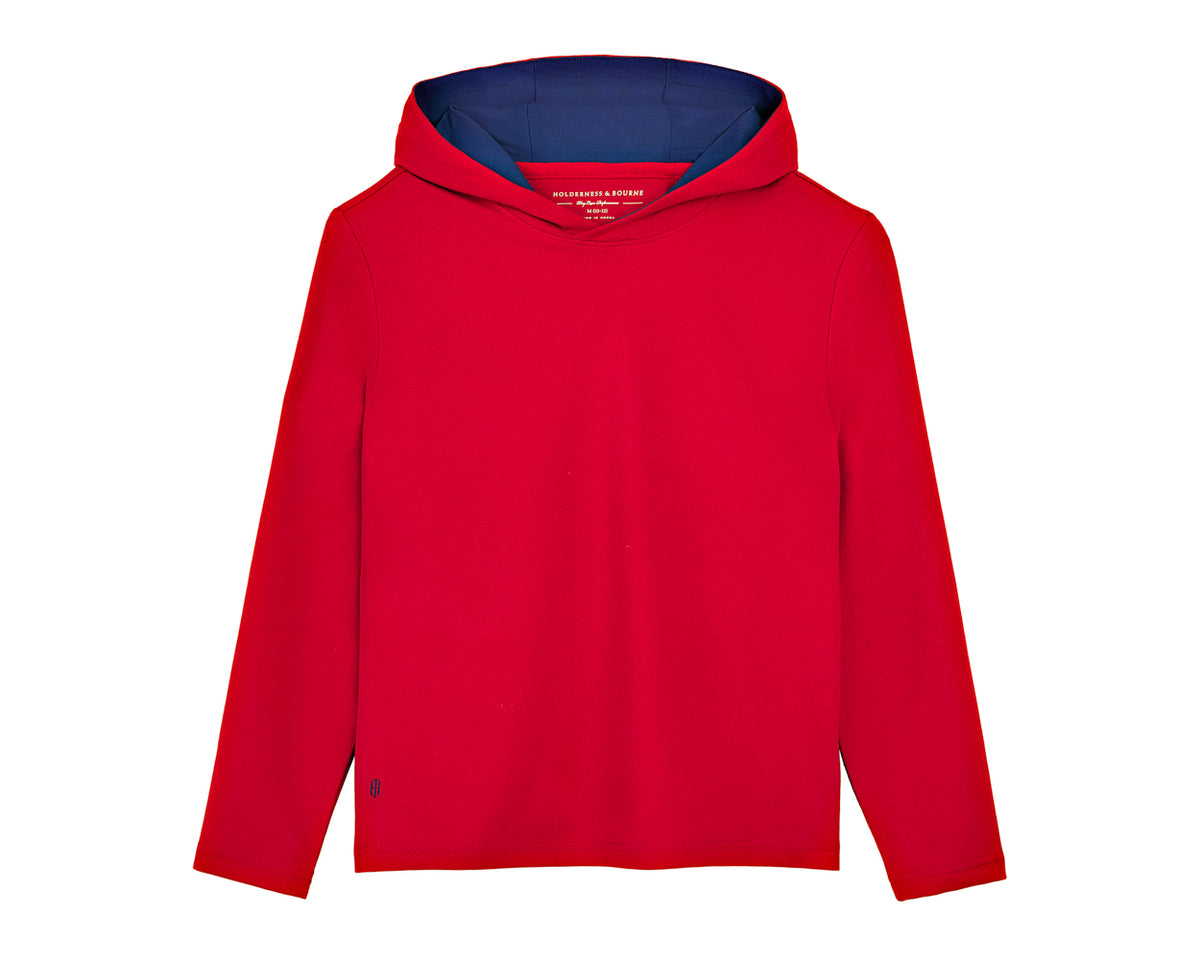 The Jackson Boys Pullover: Liberty Red