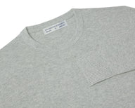 Men's Light Gray Wool Sweater | Holderness & Bourne