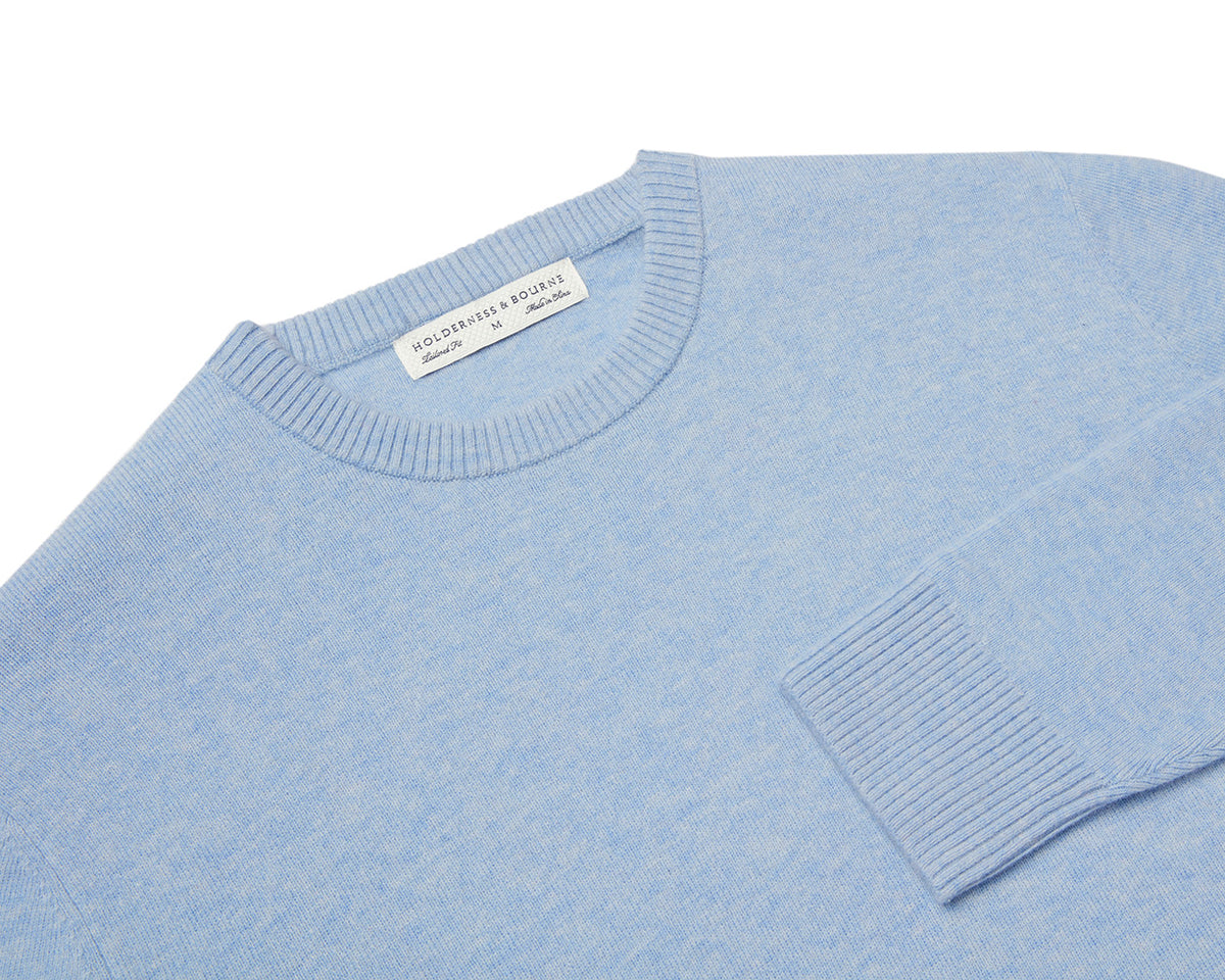 The Sargent Sweater: Heathered Windsor