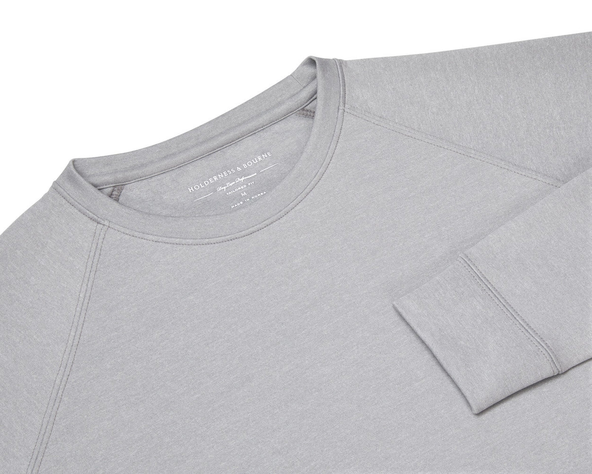 The Betts Pullover: Heathered Gray