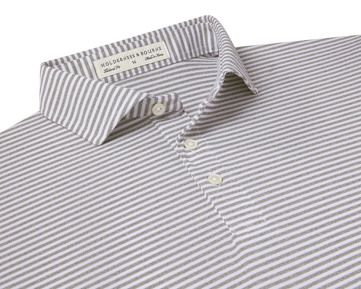 The Maxwell Shirt: Gray & White