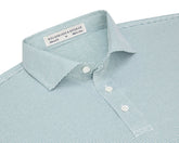The Perkins Shirt: Heathered Pine & White