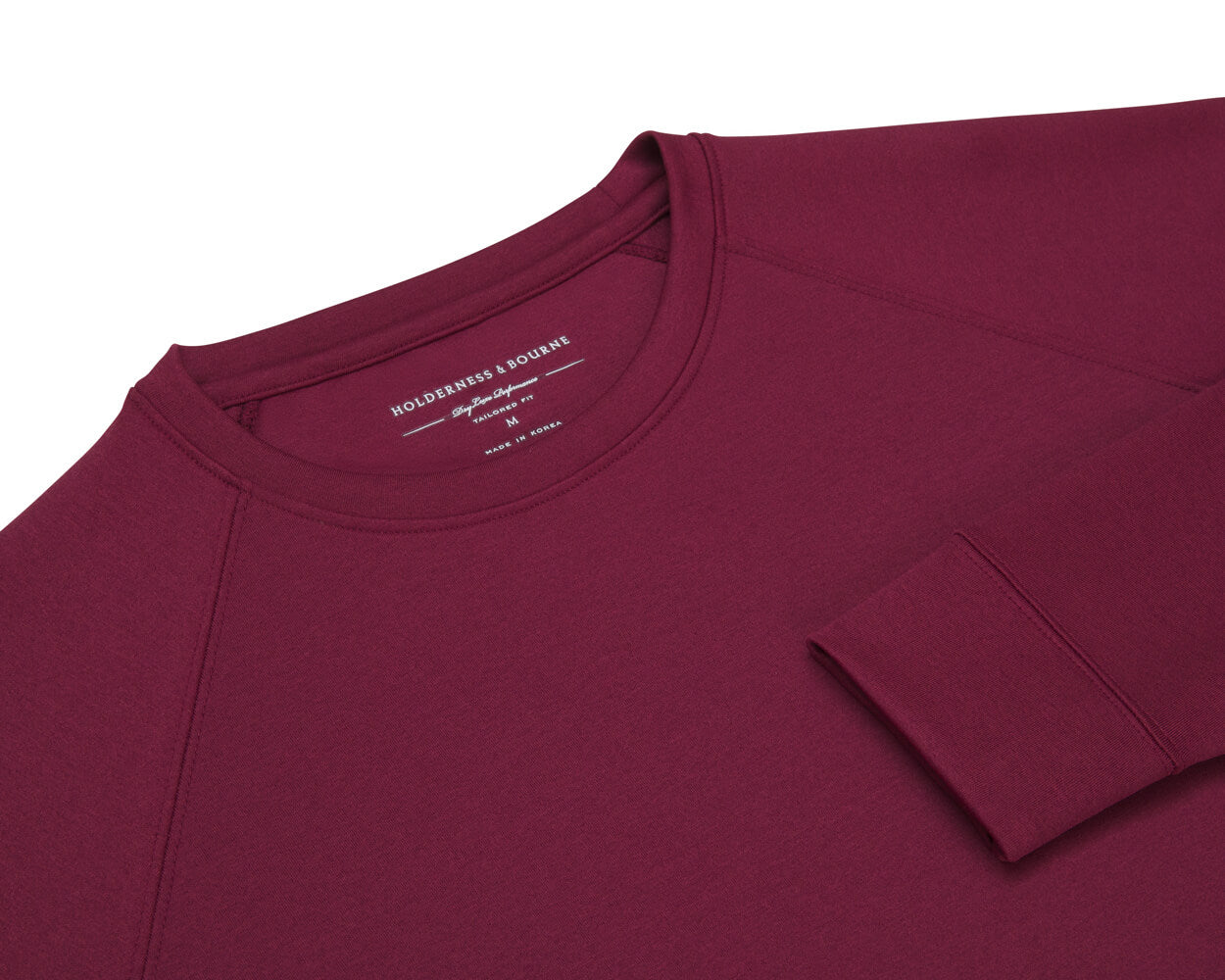 The Betts Pullover: Heathered Port