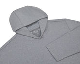 Folded Holderness and Bourne gray pullover.