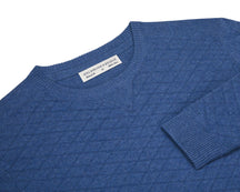 Holderness & Bourne The Ward 2024 U.S. Open Sweater in Heathered Blue
