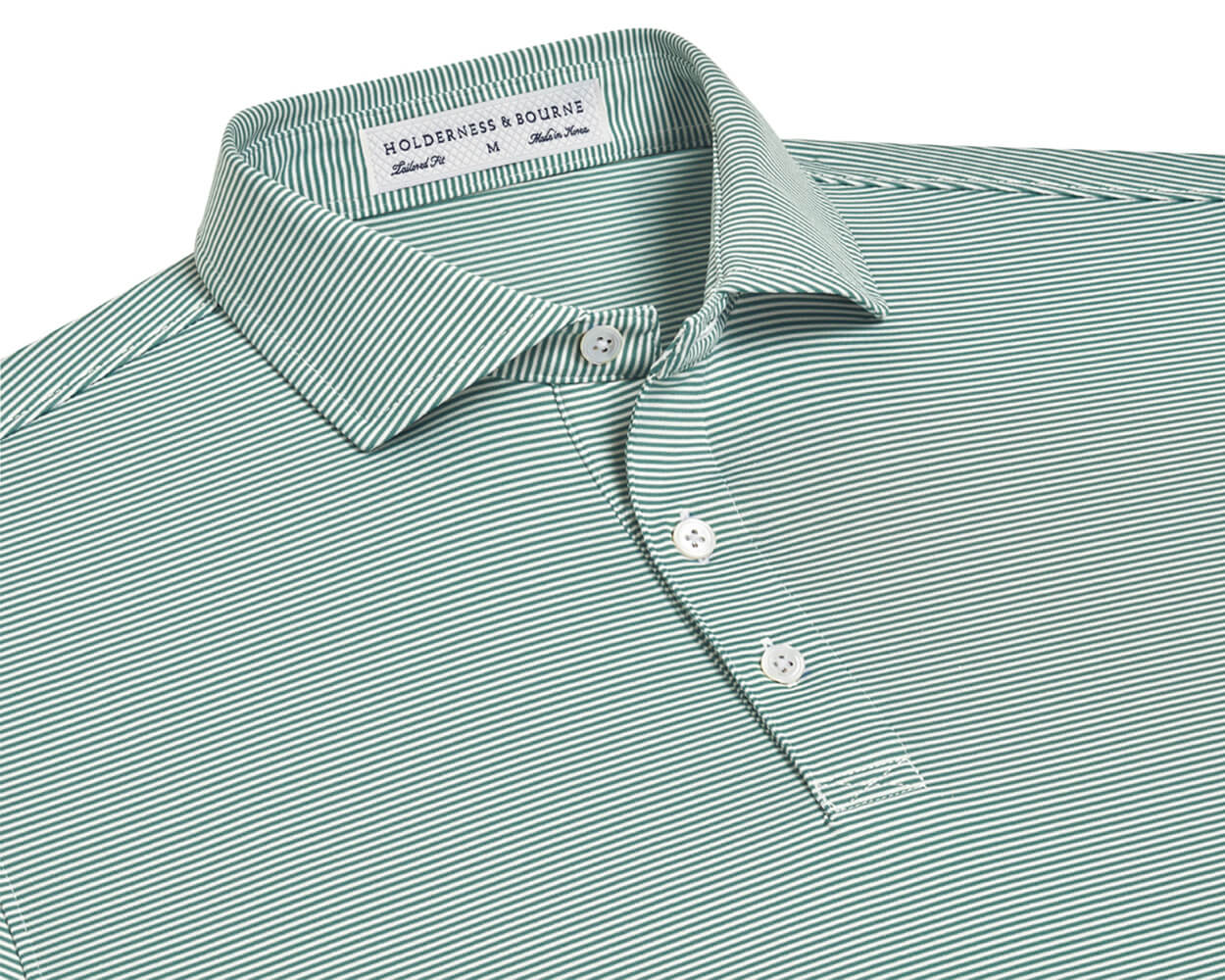 The Perkins Shirt: Sage & White